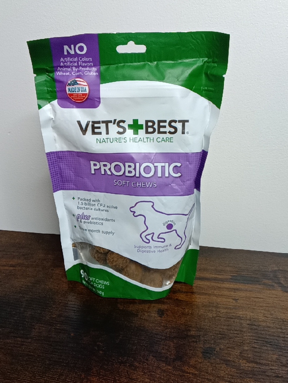 Vet's Best Probiotic 90 Soft Chews   🐶 Dog Supplement